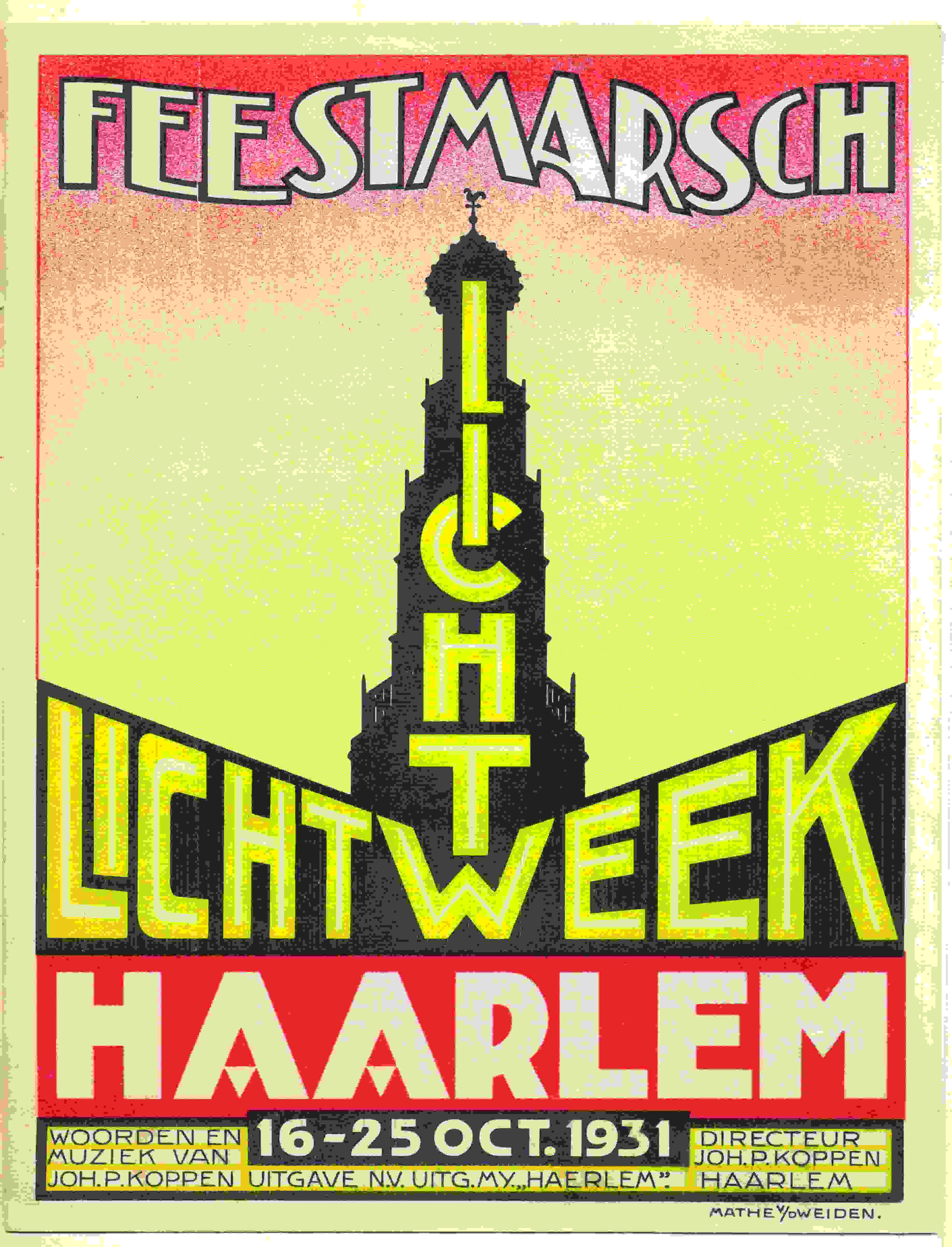 Eresaluut voor een vader lichtweekhaarlem