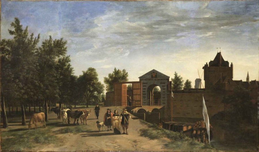 Gerrit_Berckheyde_-_The_Zijlpoort_Haarlem